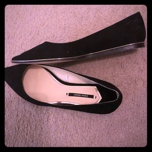 Suede Zara flats